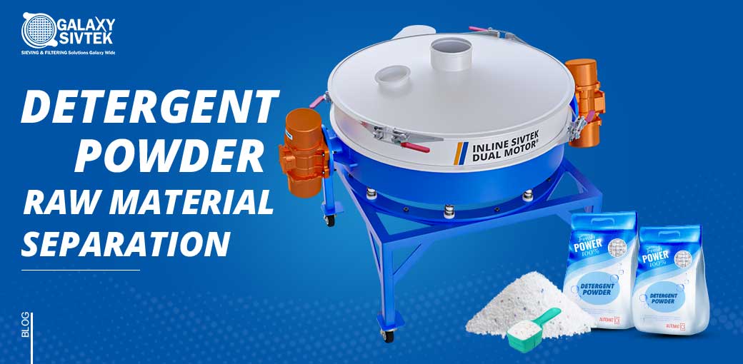 Detergent powder screening