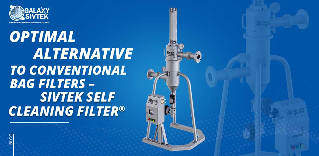 Optimal alternative to conventional bag filters self cleaning filter