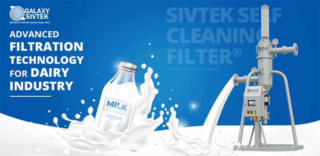 Self Cleaning Filters for Dairy Industry