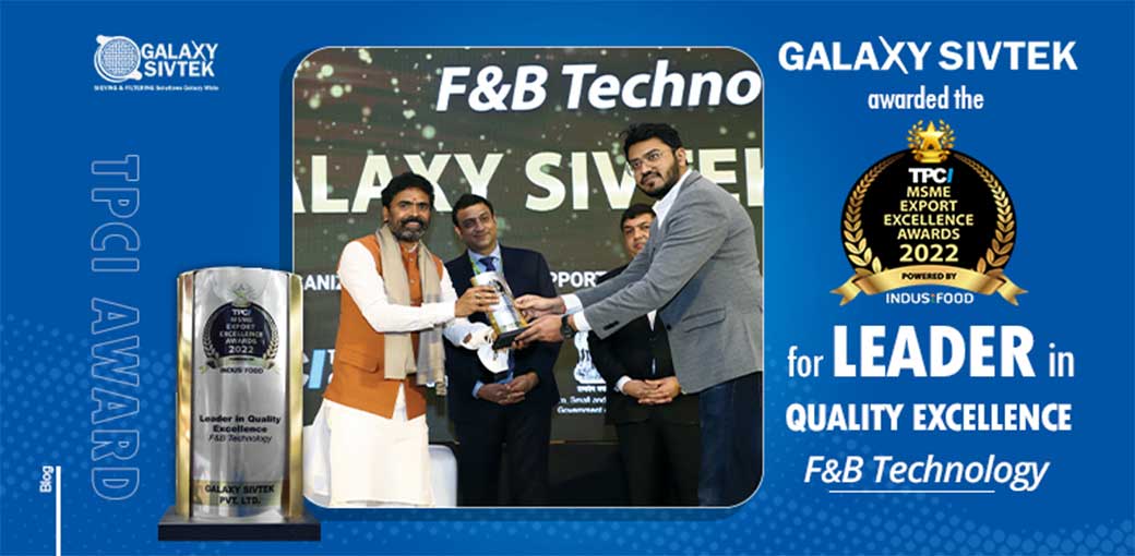 Quality Excellence award 2022 – Indus Foodtech