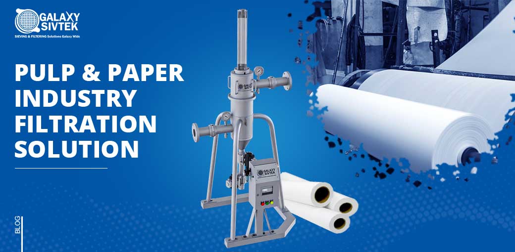 Filtration solution for paper industry