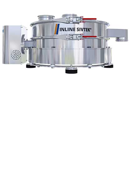 Inline sifter with mirror finish