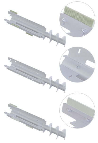 Deblinding arrangments for Centrifugal sifte
