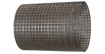mesh with perforated plate