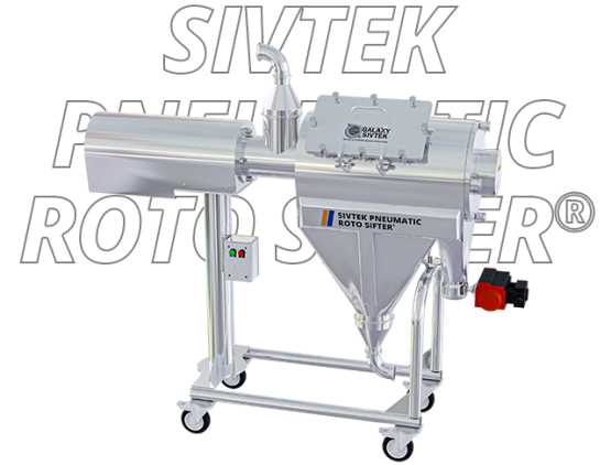 pneumatic centrifugal sifter