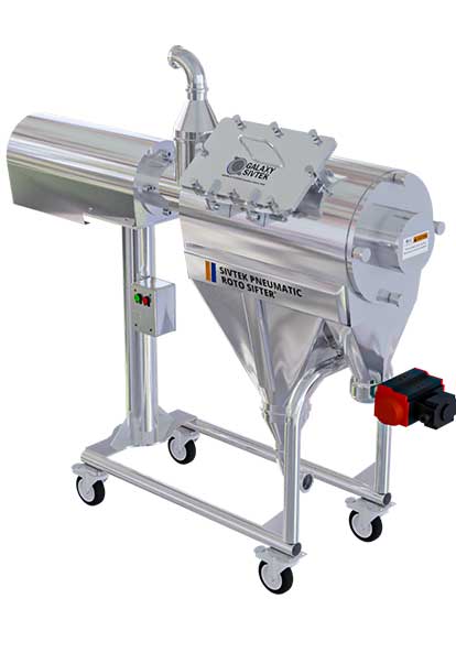 pneumatic roto sifter - mirror finish