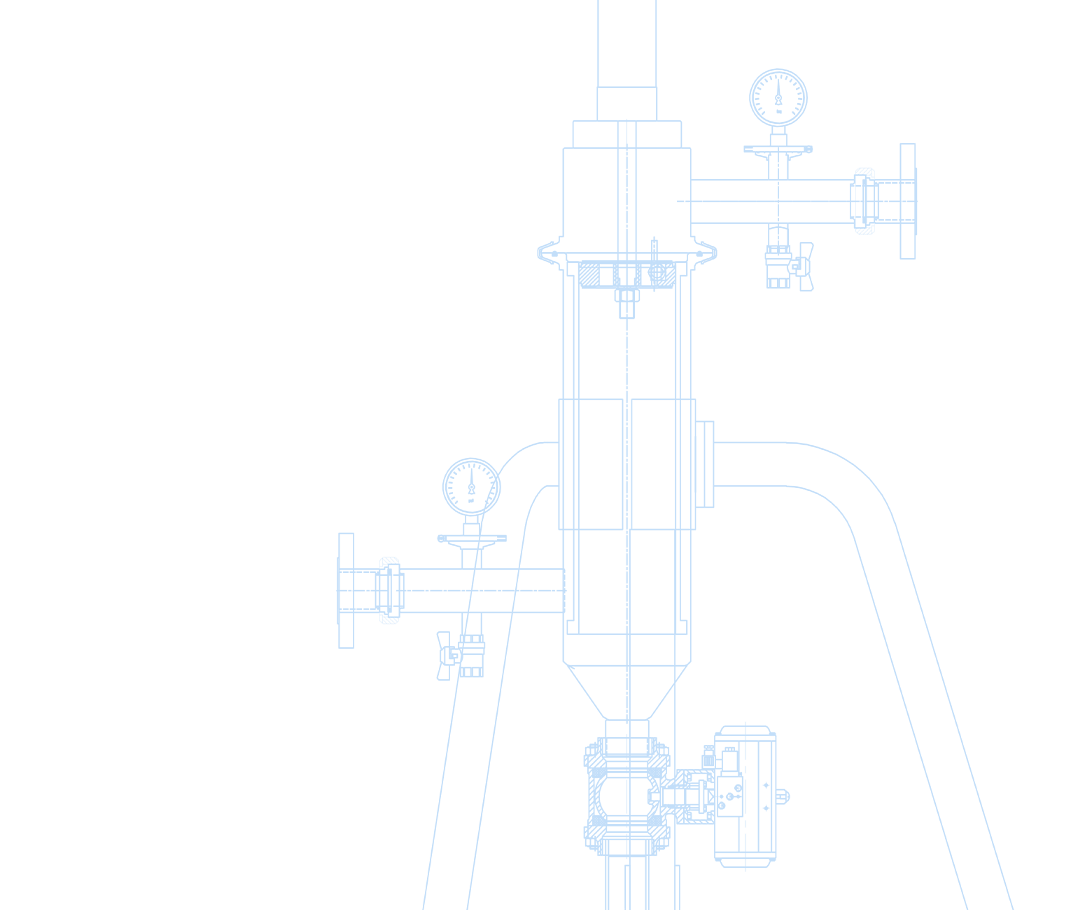 self-cleaning filter drawing