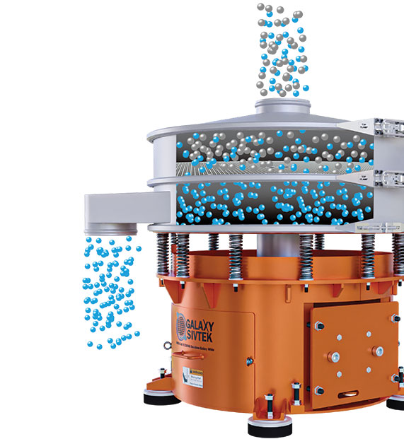 Sieving Machine Cross section