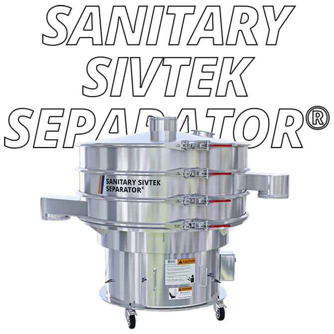 Sanitary vibro sifter