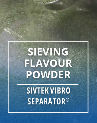Trial video of flavor powder screening