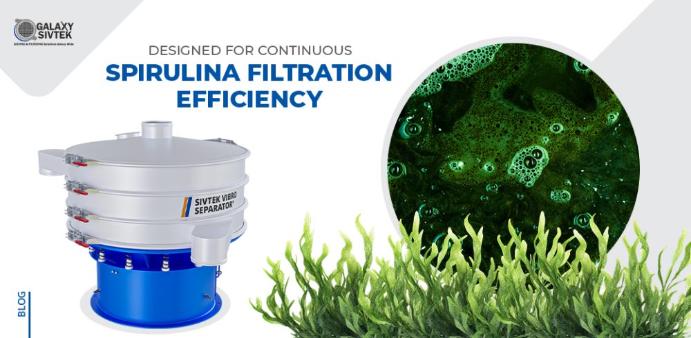 Designed for Continuous Spirulina Filtration Efficiency