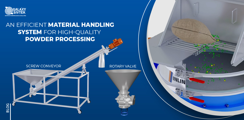 An Efficient Material Handling System for High-Quality Powder Processing