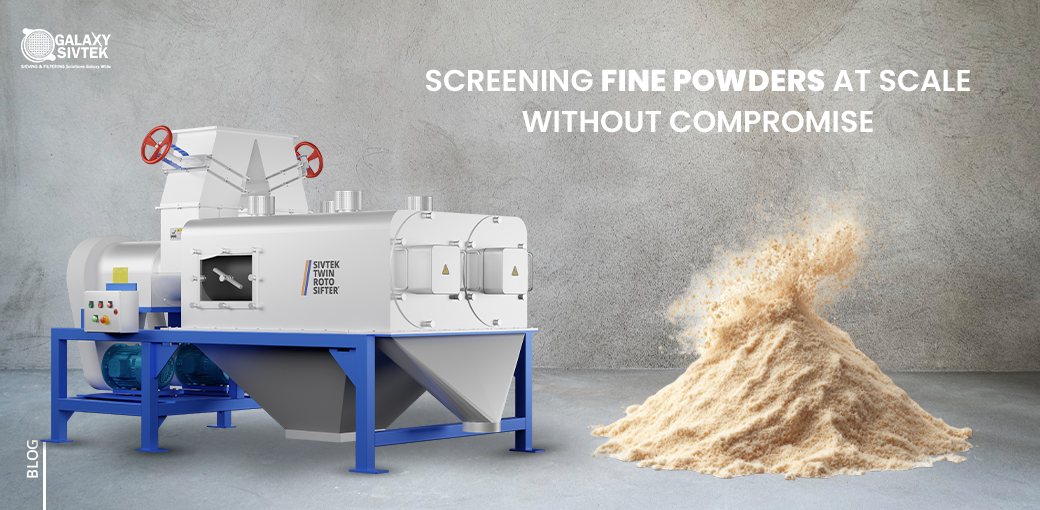 Screening Fine Powders at Scale Without Compromise