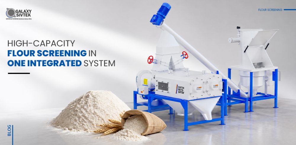 High-Capacity Flour Screening in One Integrated System